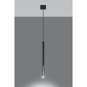 Lampa Wisząca Mozaica 1 Czarny/Chrom SL.0885 Sollux