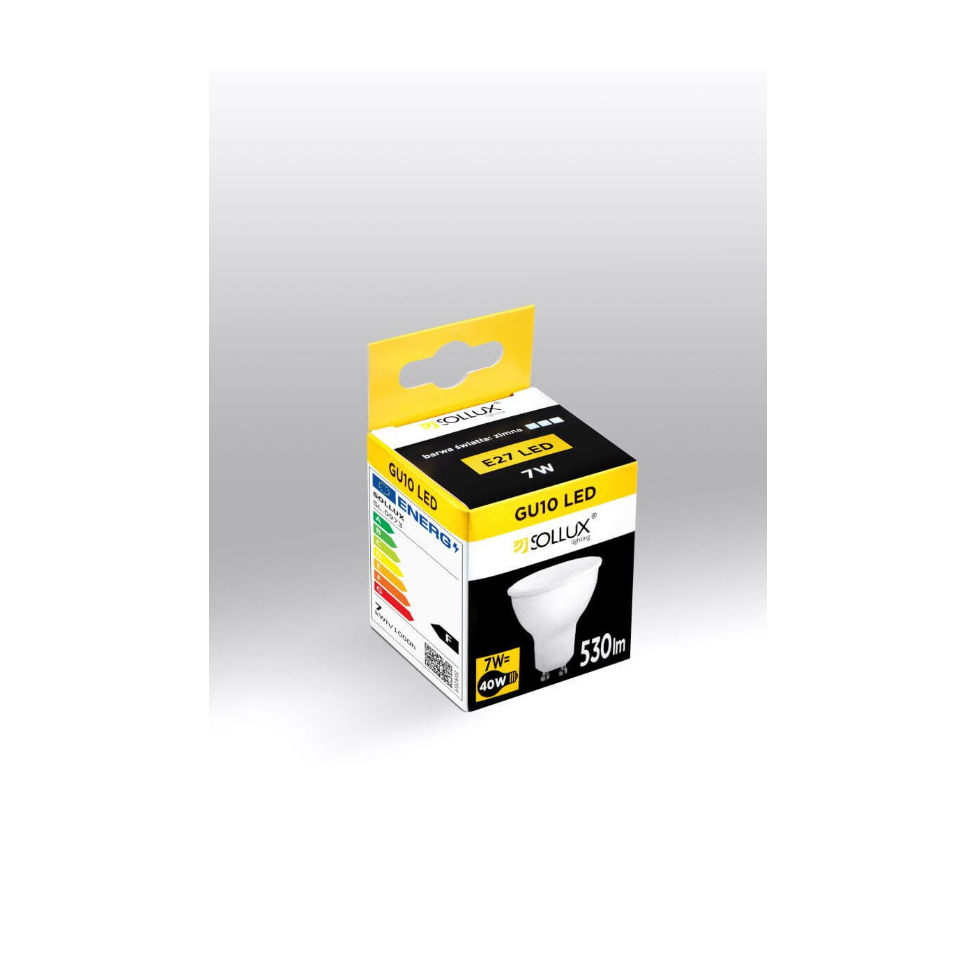 Żarówka LED GU10 4000K 7W 530lm SL.0973 Sollux