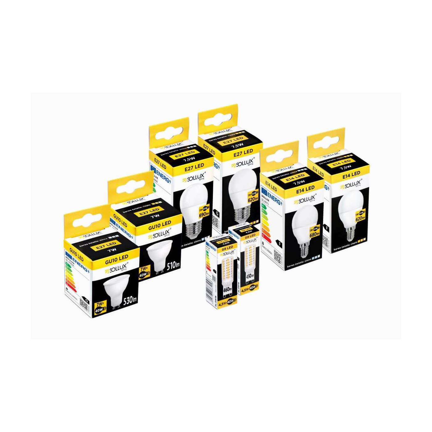 Żarówka LED GU10 4000K 7W 530lm SL.0973 Sollux
