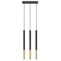 Lampa Wisząca Mozaica 3L Czarny/Złoty SL.0892 Sollux