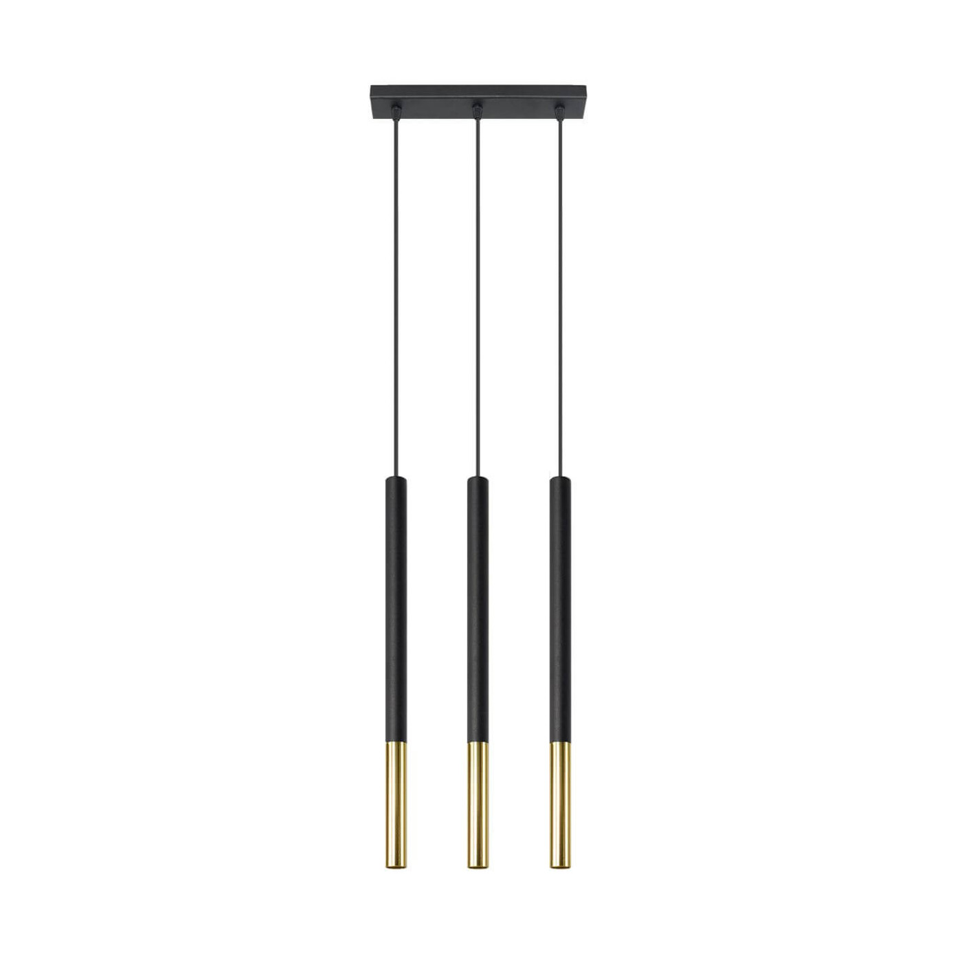 Lampa Wisząca Mozaica 3L Czarny/Złoty SL.0892 Sollux