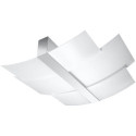Plafon Celia Chrom/Biały SL.0351 Sollux