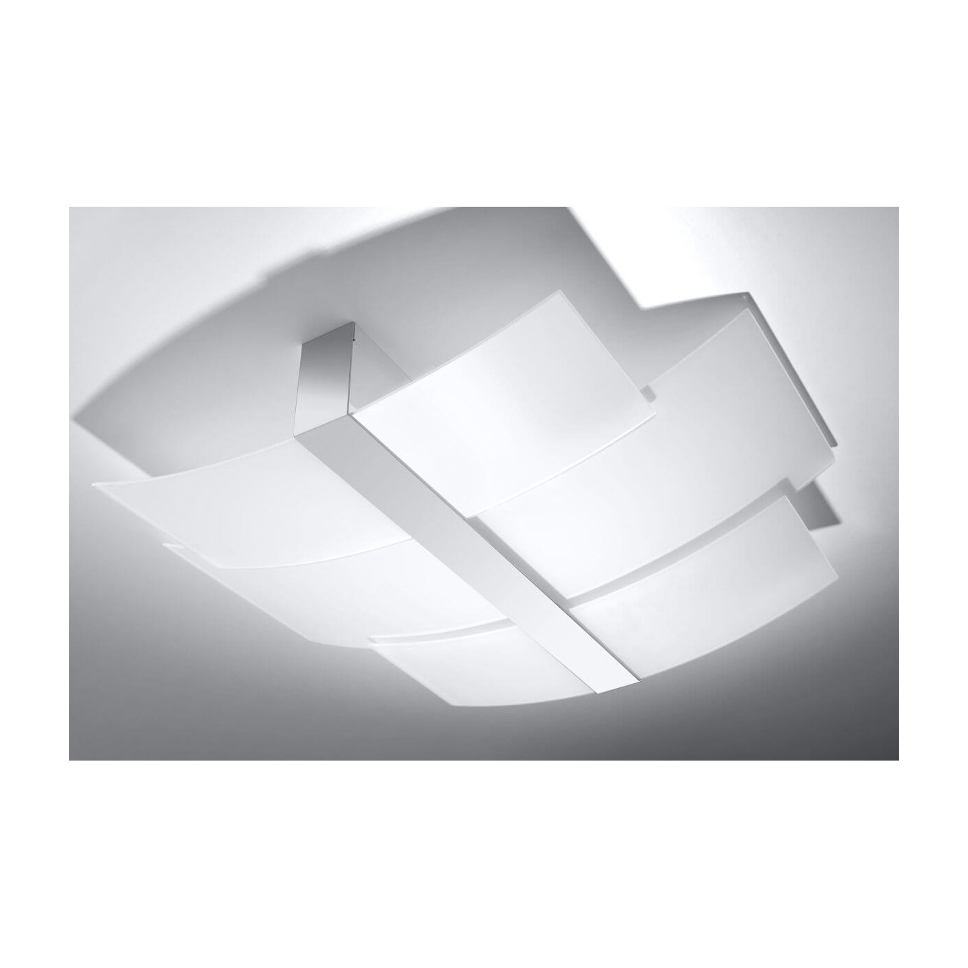 Plafon Celia Chrom/Biały SL.0351 Sollux