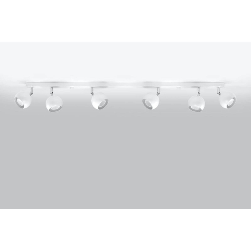 Plafon Oculare 6L Biały SL.0442 Sollux
