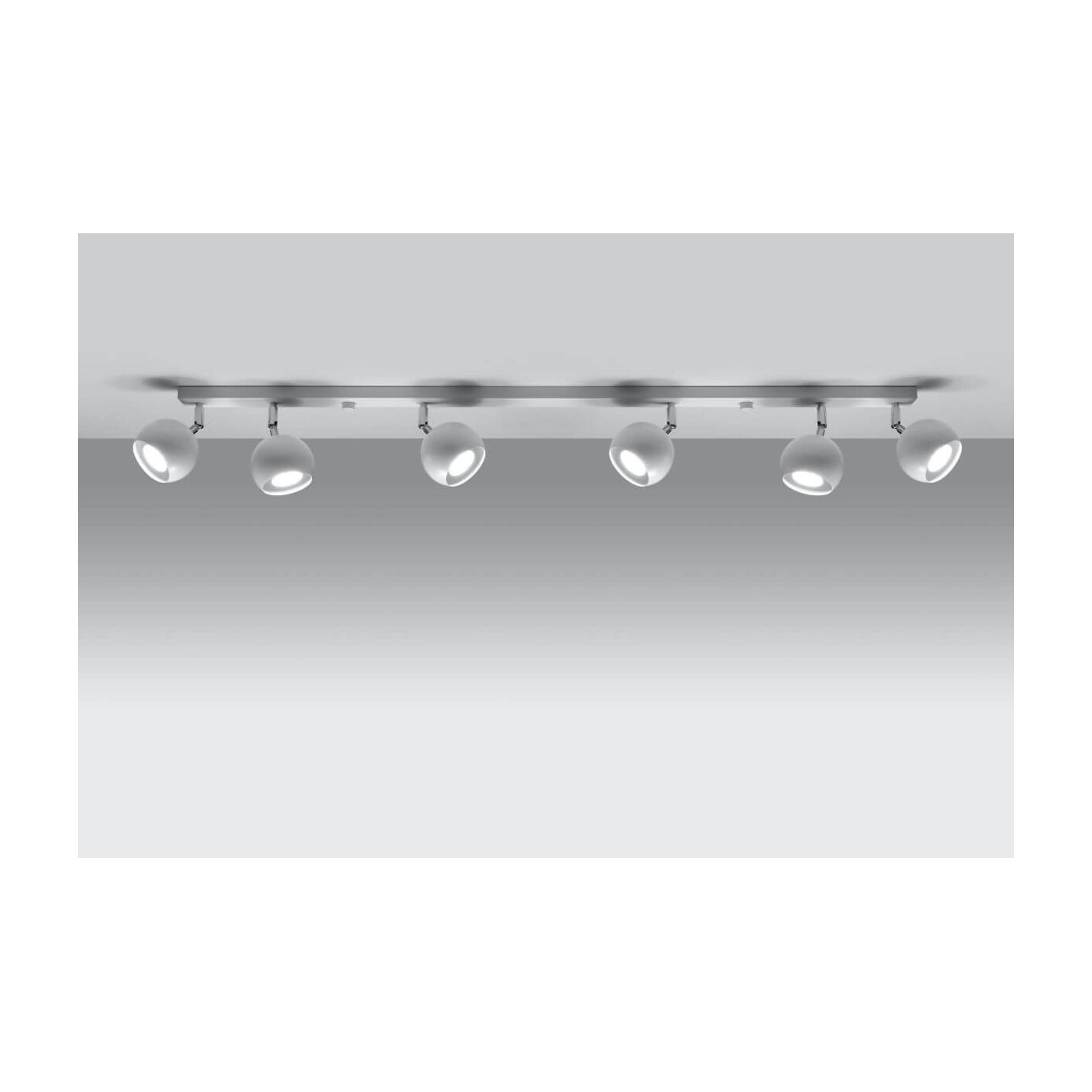 Plafon Oculare 6L Biały SL.0442 Sollux