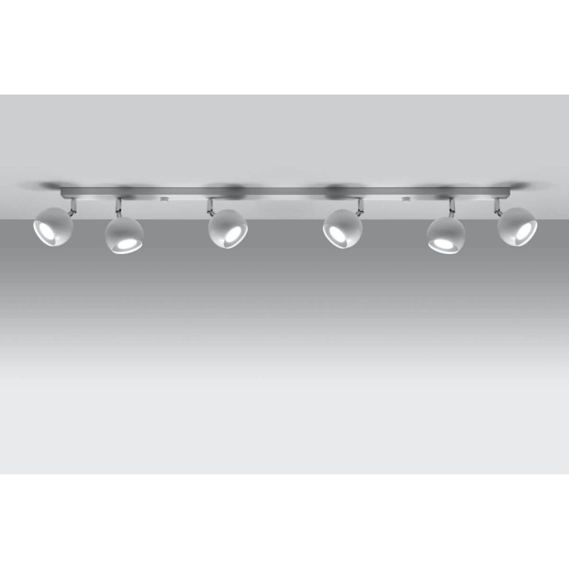 Plafon Oculare 6L Biały SL.0442 Sollux