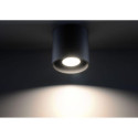 Plafon ORBIS 1 Czarny SL.0016 Sollux