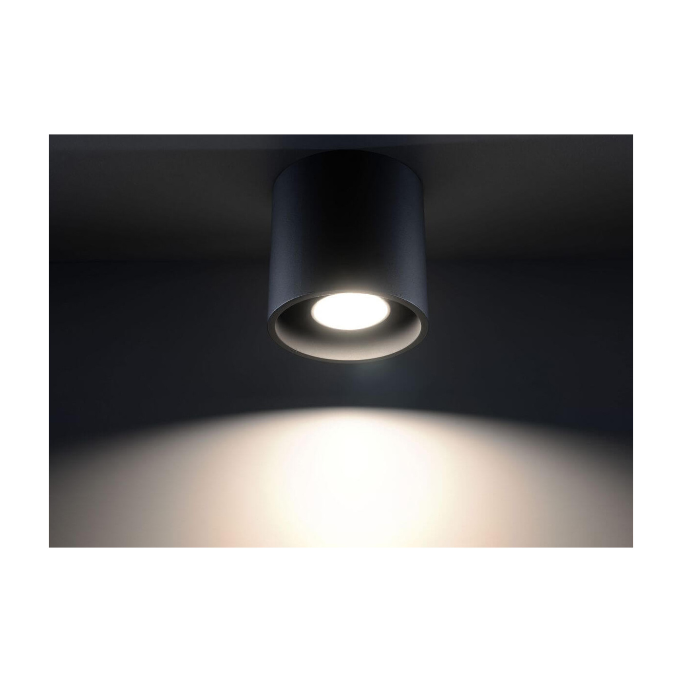 Plafon ORBIS 1 Czarny SL.0016 Sollux