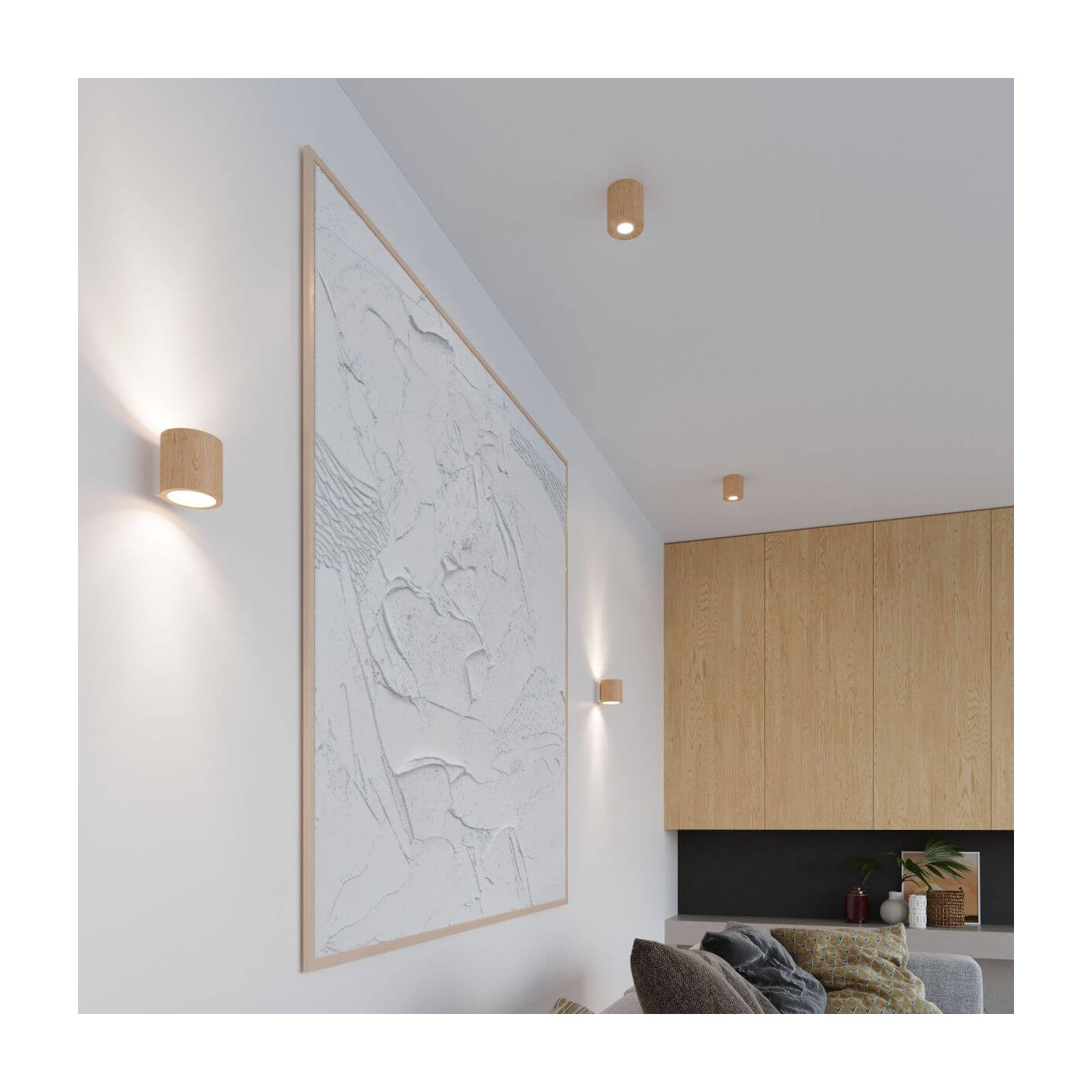 Kinkiet Orbis Naturalne Drewno SL.0490 Sollux