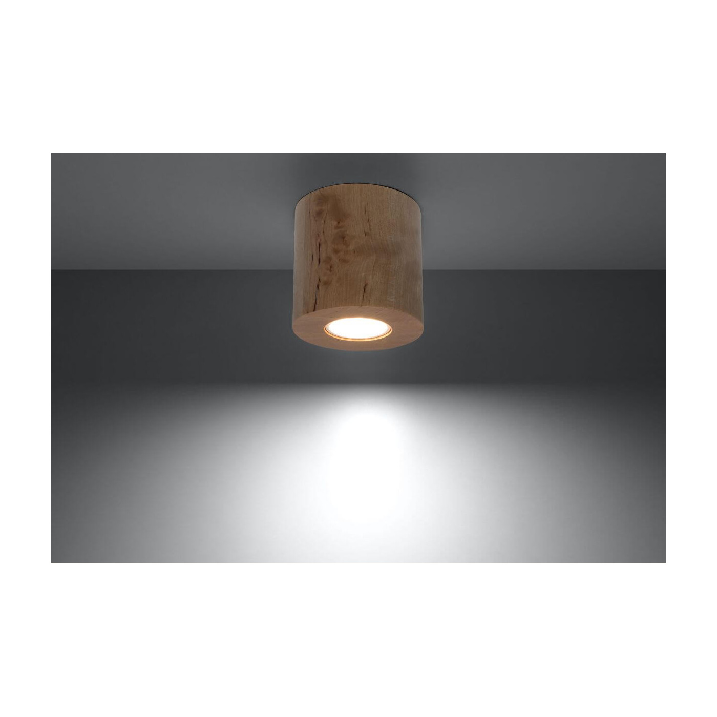 Plafon Orbis Naturalne Drewno SL.0492 Sollux