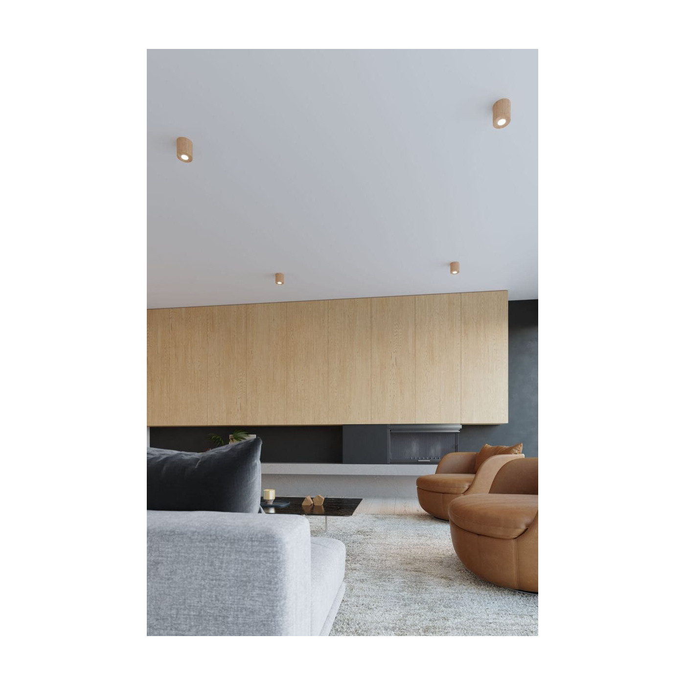Plafon Orbis Naturalne Drewno SL.0492 Sollux