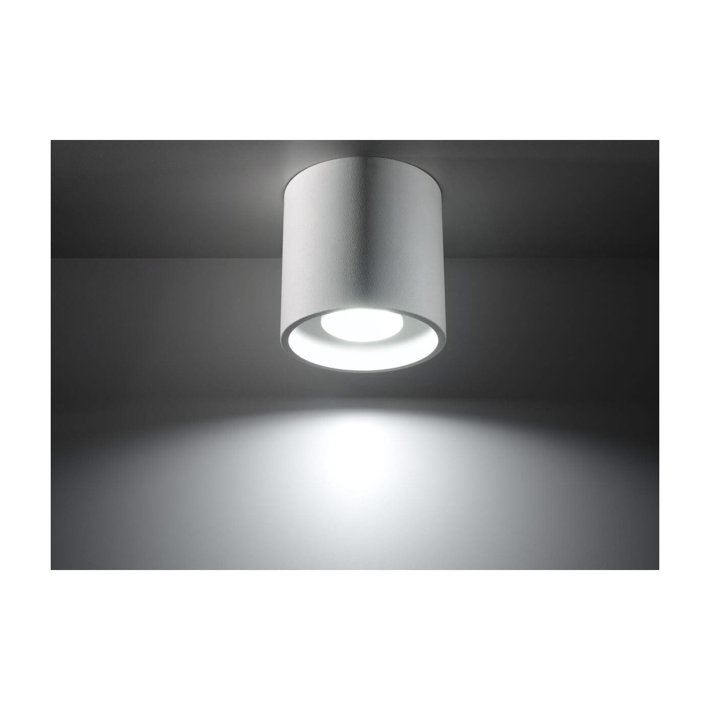 Plafon Orbis 1 Biały SL.0021 Sollux