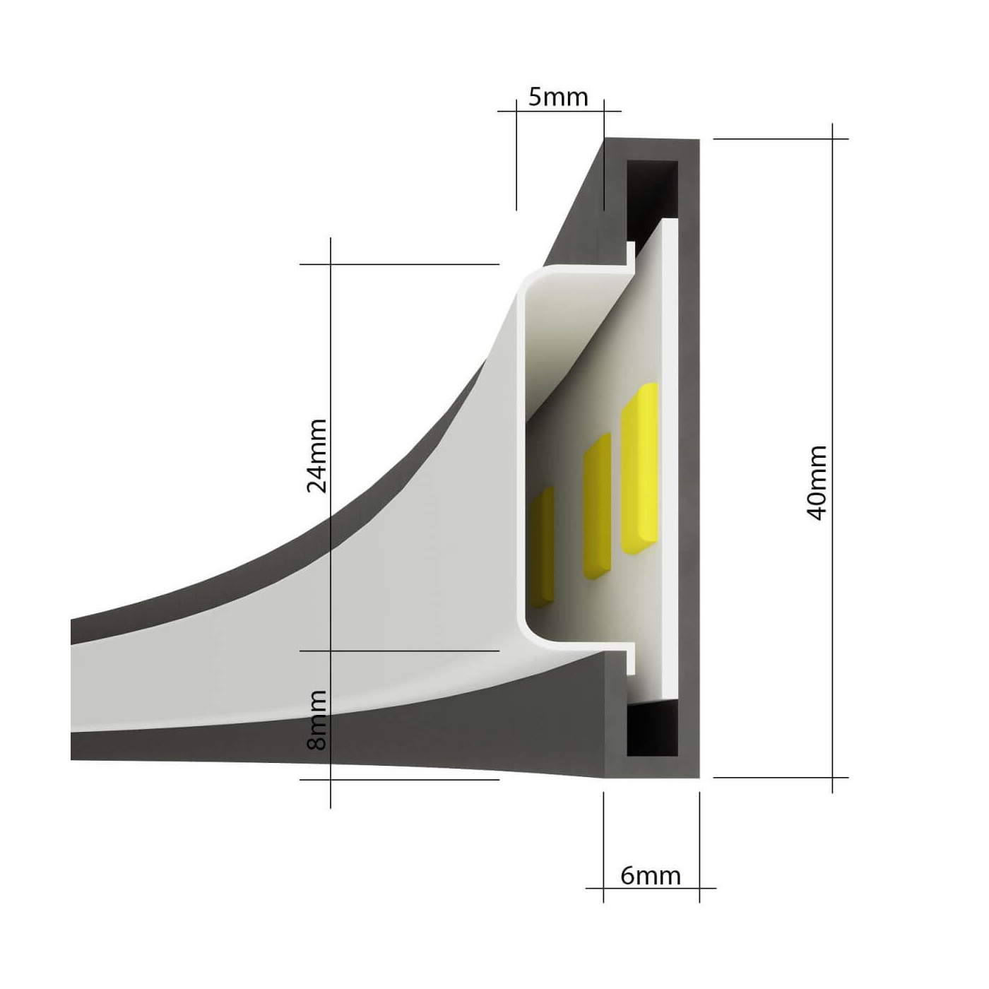 Żyrandol Rio 110 Biały LED 3000K TH.104 Sollux