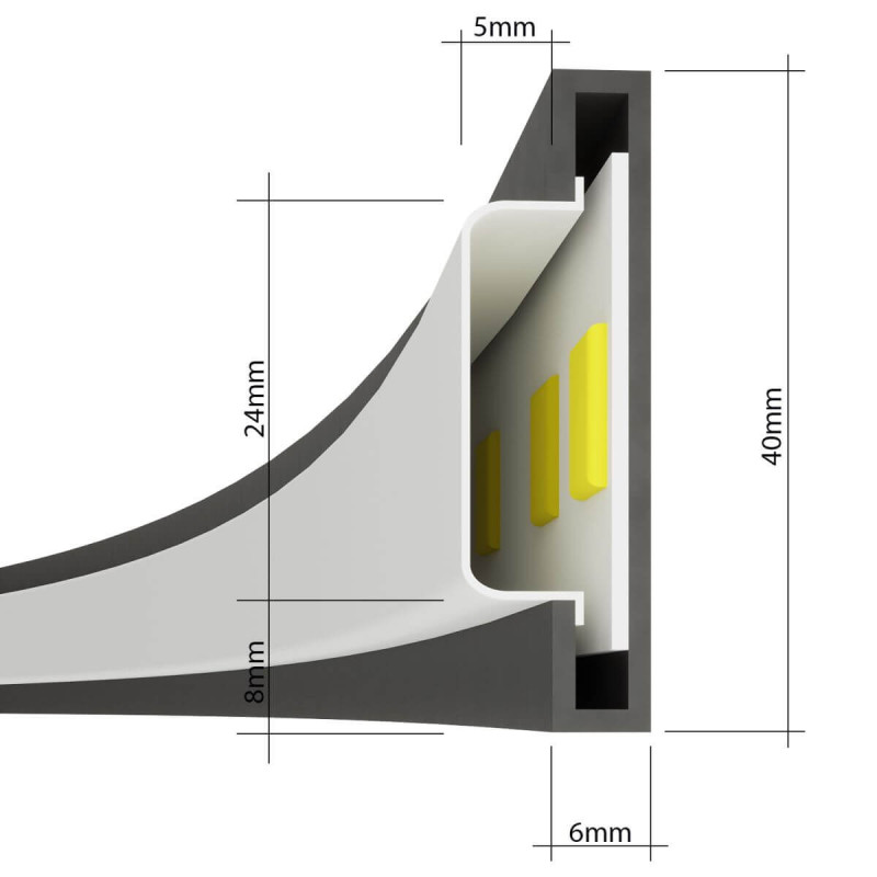 Żyrandol Rio 110 Biały LED 3000K TH.104 Sollux