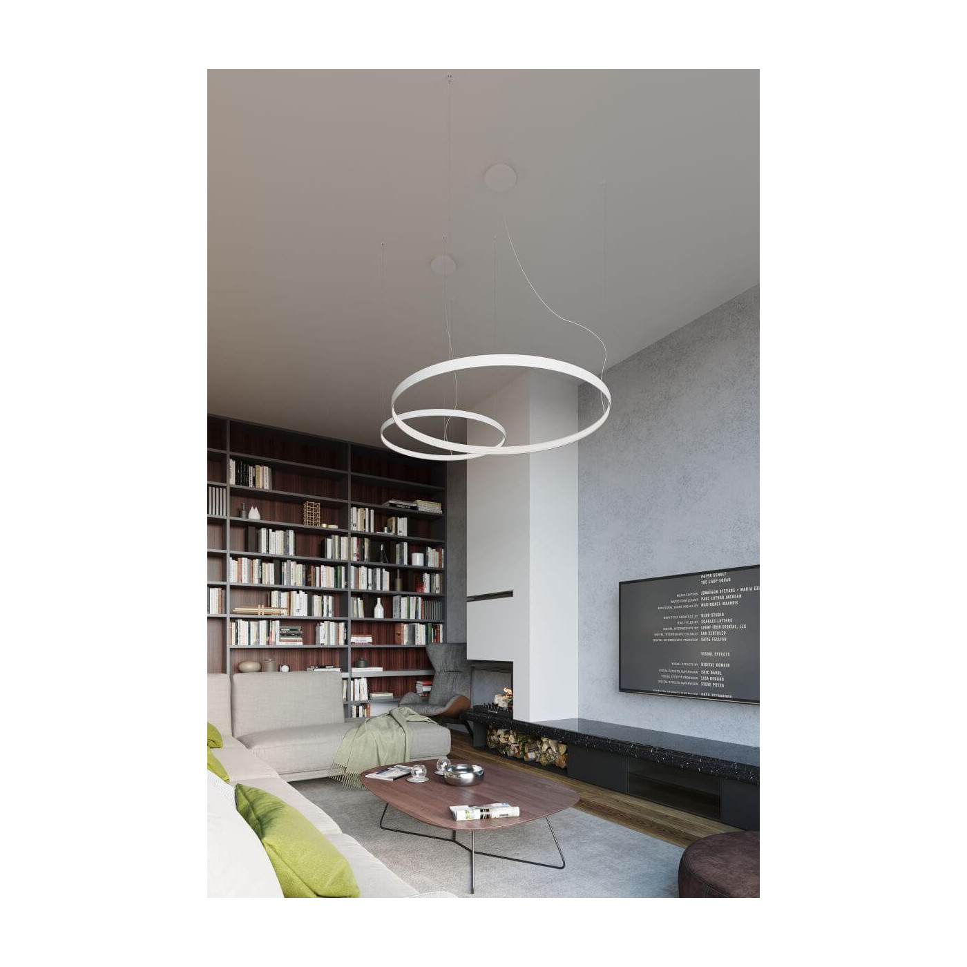 Żyrandol Rio 110 Biały LED 3000K TH.104 Sollux