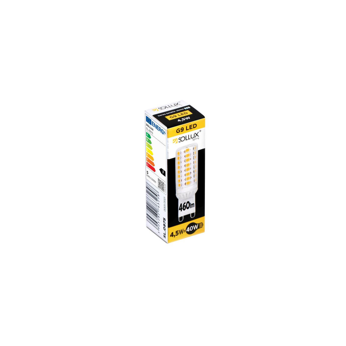 Żarówka LED G9 4000K 4,5W 460lm SL.0975 Sollux