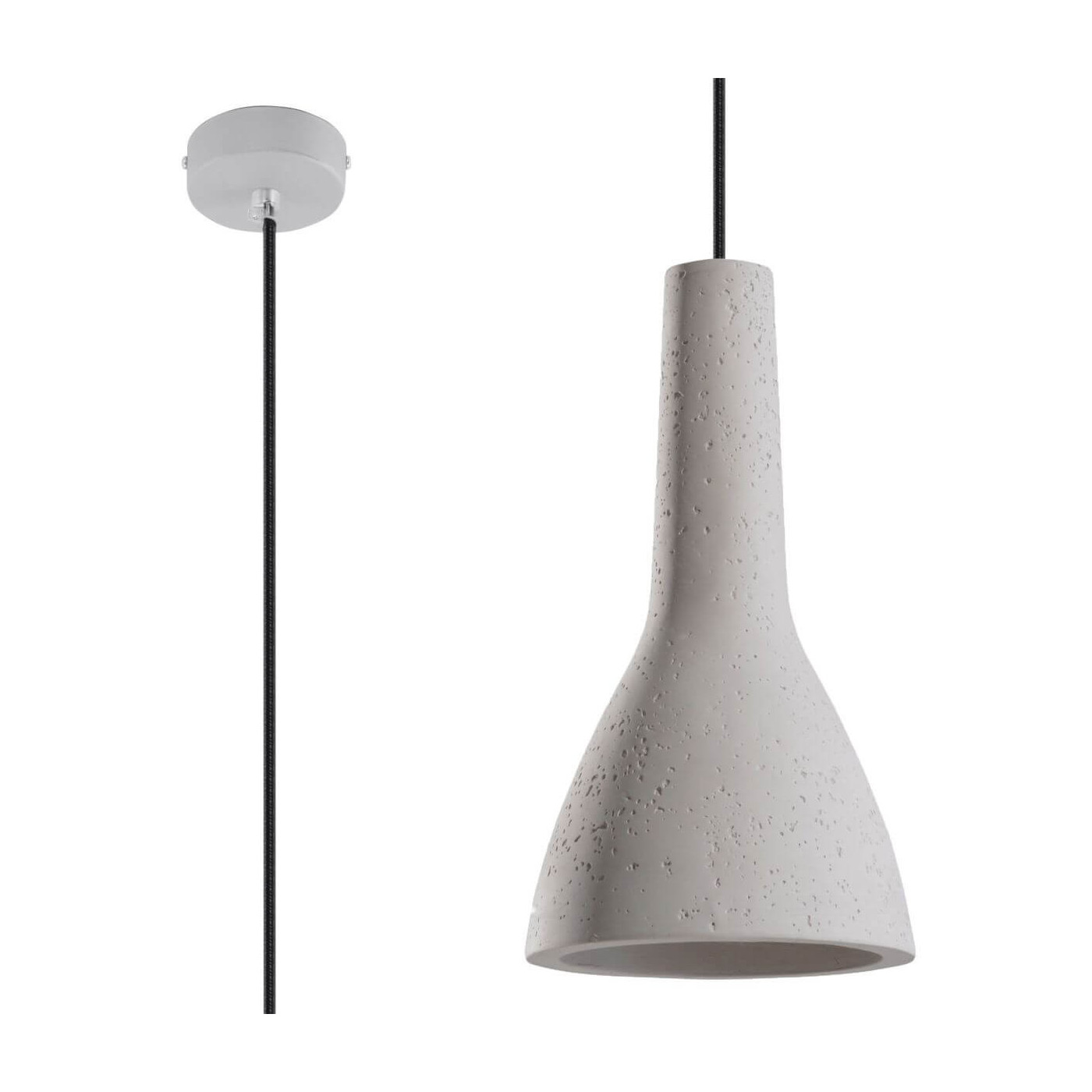 Lampa Wisząca Empoli Szary SL.0280 Sollux