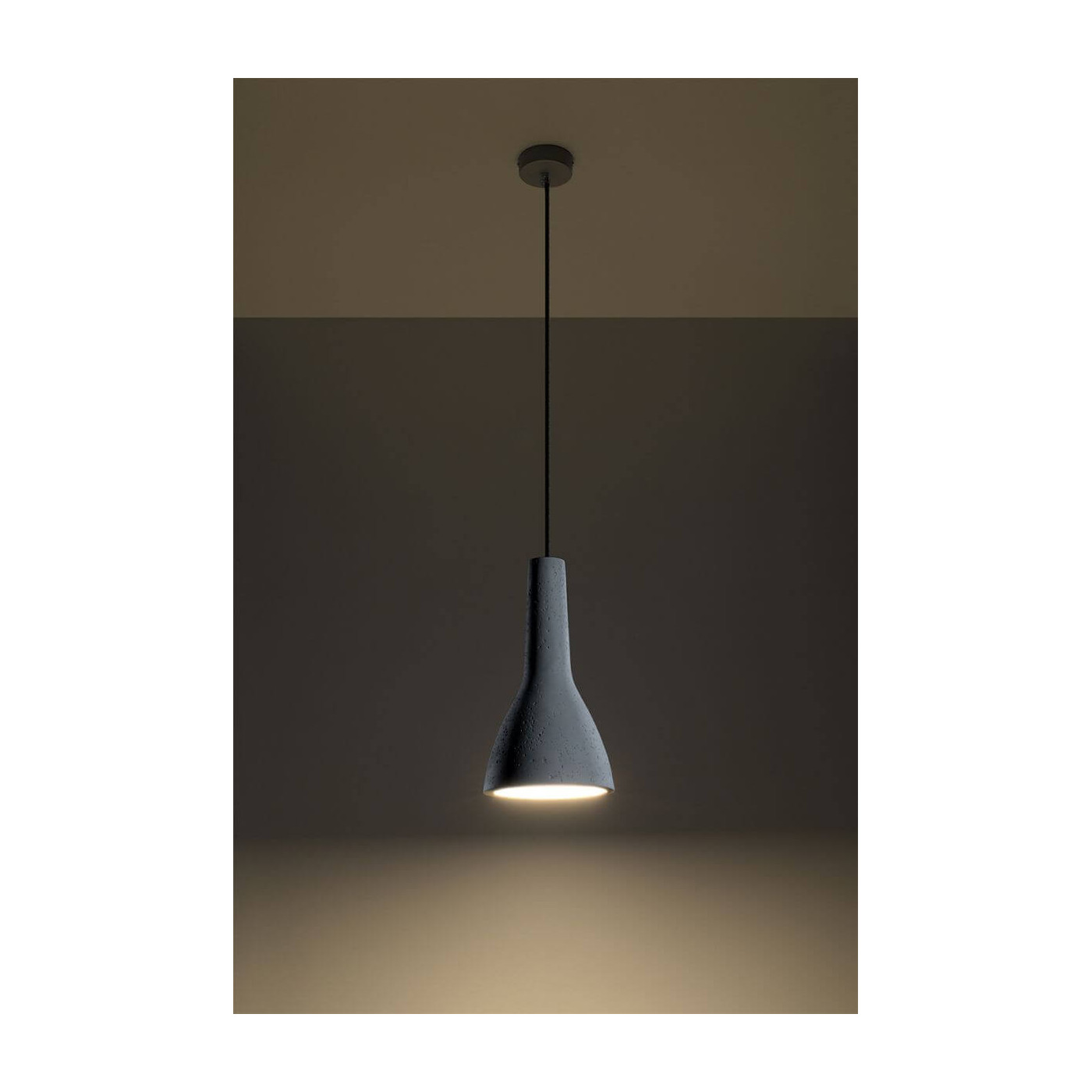 Lampa Wisząca Empoli Szary SL.0280 Sollux