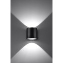 Kinkiet Orbis 1 Czarny SL.0048 Sollux