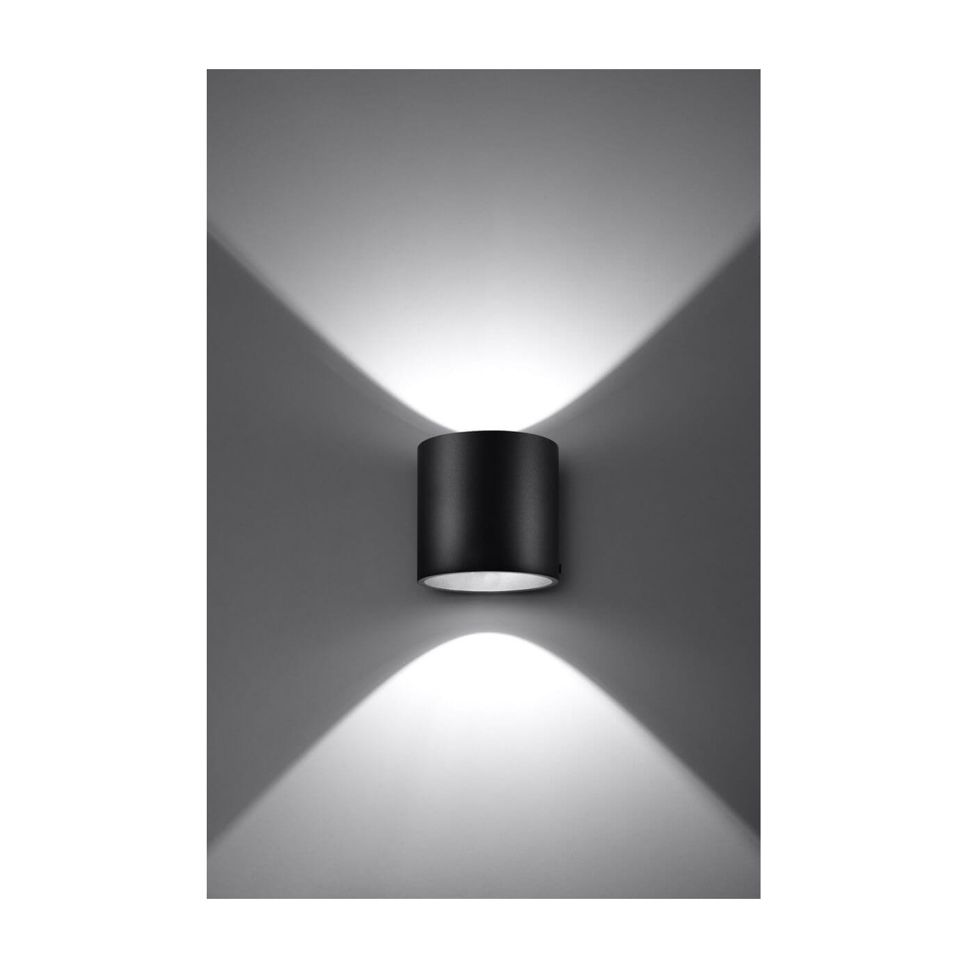 Kinkiet Orbis 1 Czarny SL.0048 Sollux
