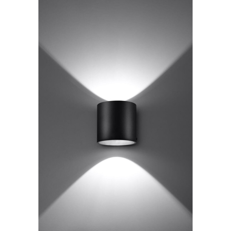 Kinkiet Orbis 1 Czarny SL.0048 Sollux