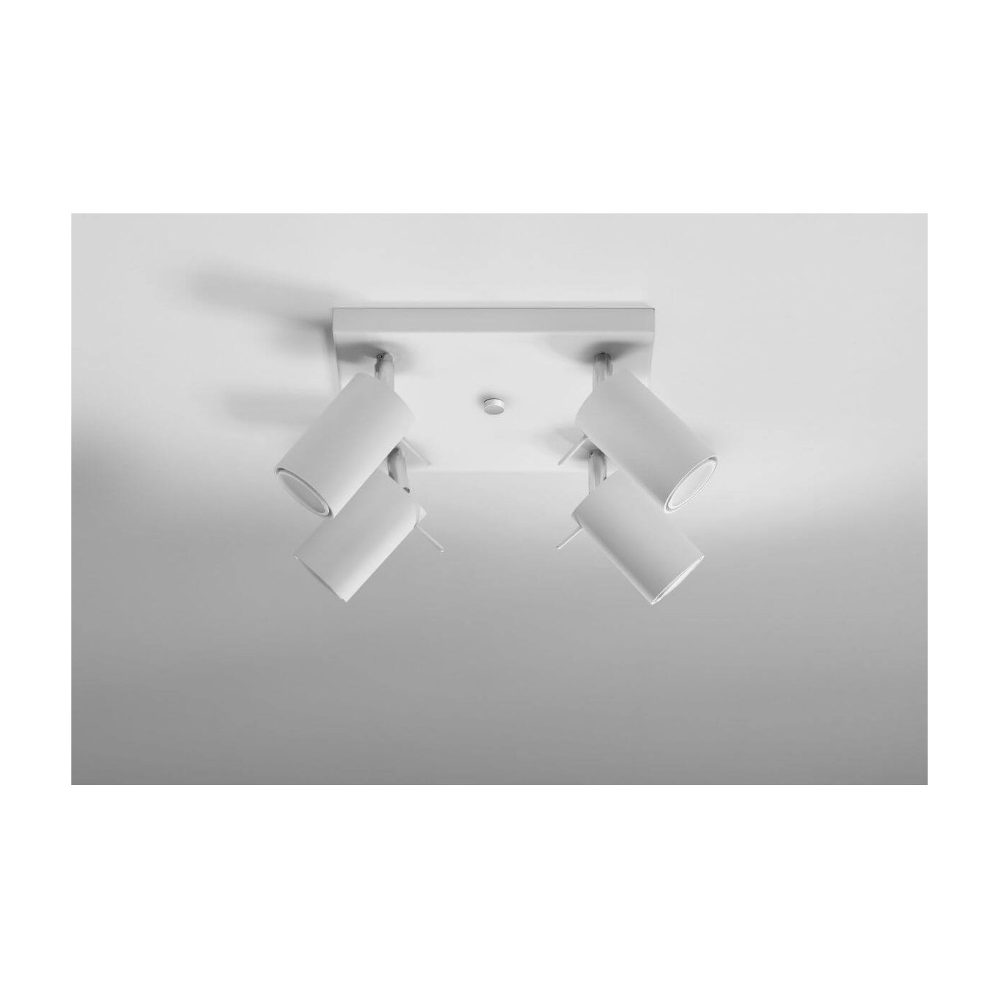 Plafon Ring 4 Biały SL.0090 Sollux