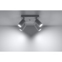 Plafon Ring 4 Biały SL.0090 Sollux