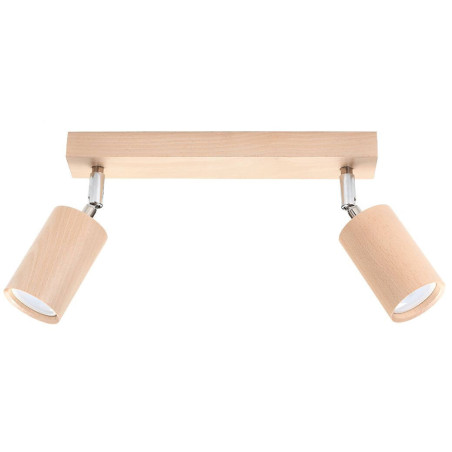 Plafon Berg 2 Naturalne Drewno SL.0702 Sollux
