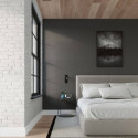 Kinkiet Enif Czarny SL.0956 Sollux