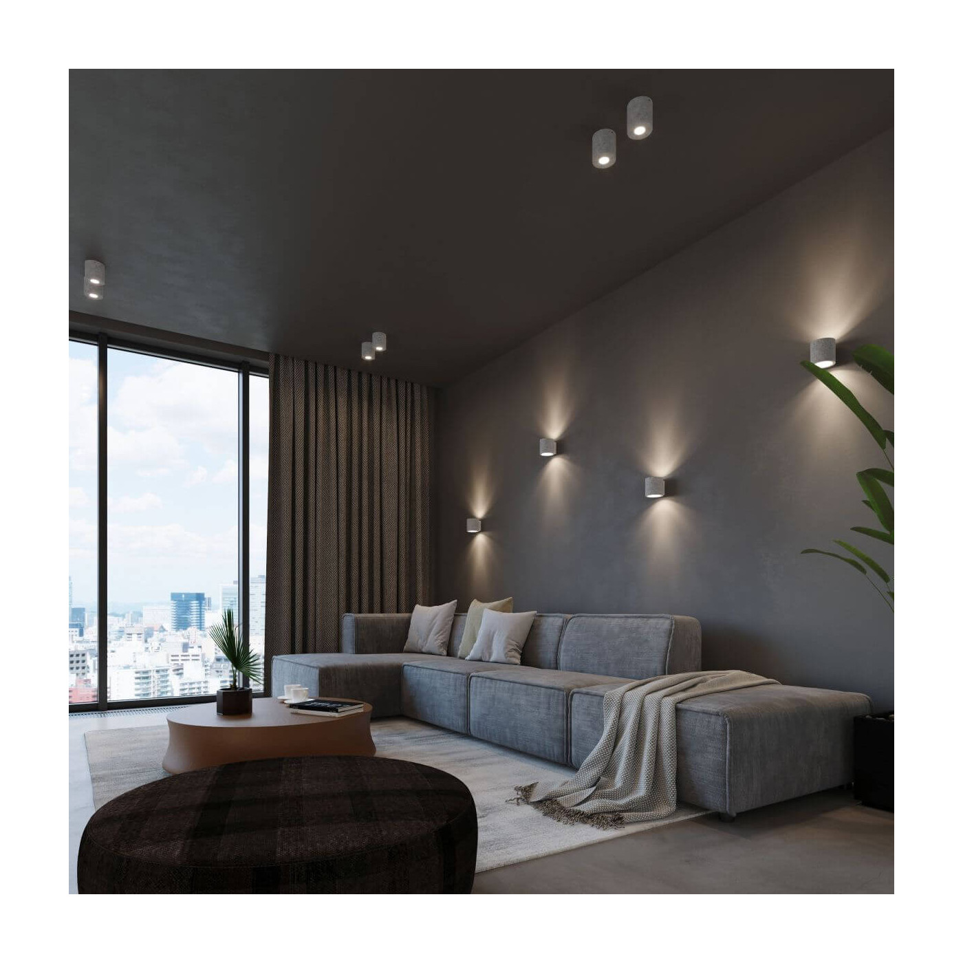 Kinkiet Orbis Beton SL.0486 Sollux