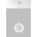 Lampa Wisząca Ball Biała SL.0256 Sollux