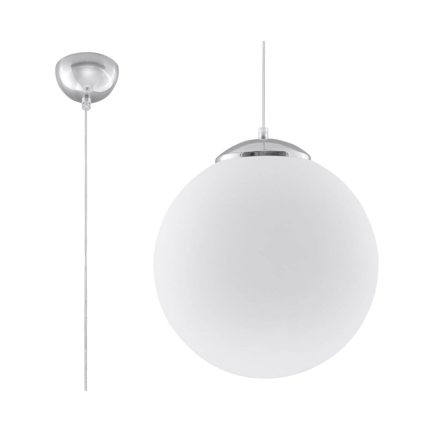 Lampa Wisząca Ugo 40 Chrom SL.0265 Sollux