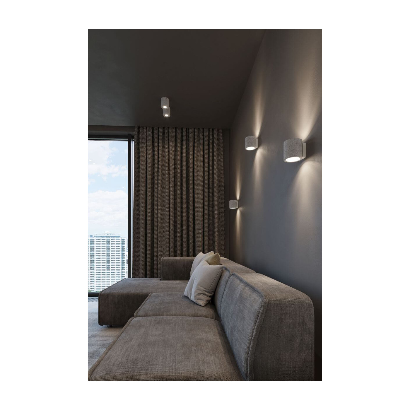 Plafon Orbis Beton SL.0488 Sollux