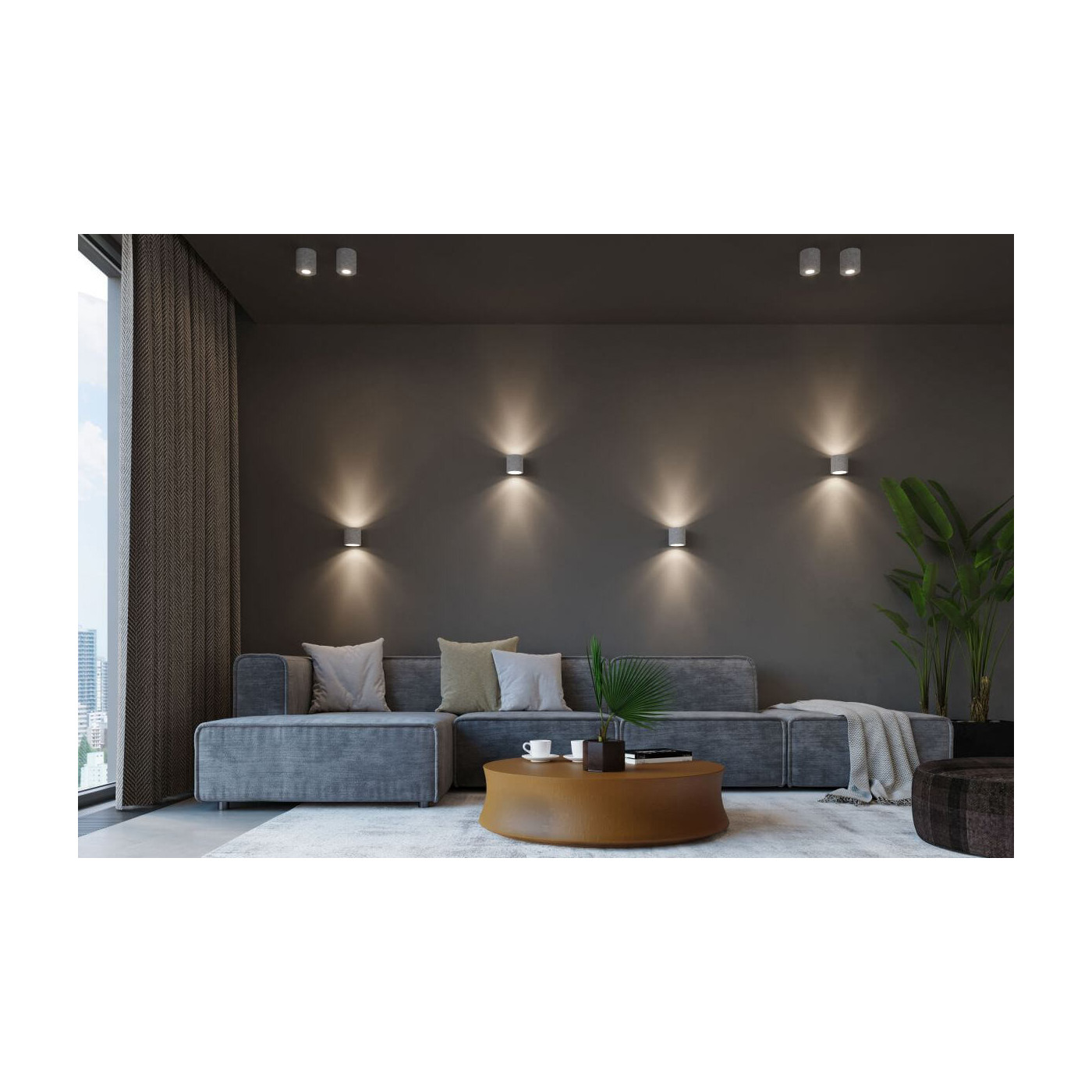 Plafon Orbis Beton SL.0488 Sollux