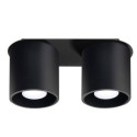 Plafon Orbis 2 Czarny SL.0054 Sollux