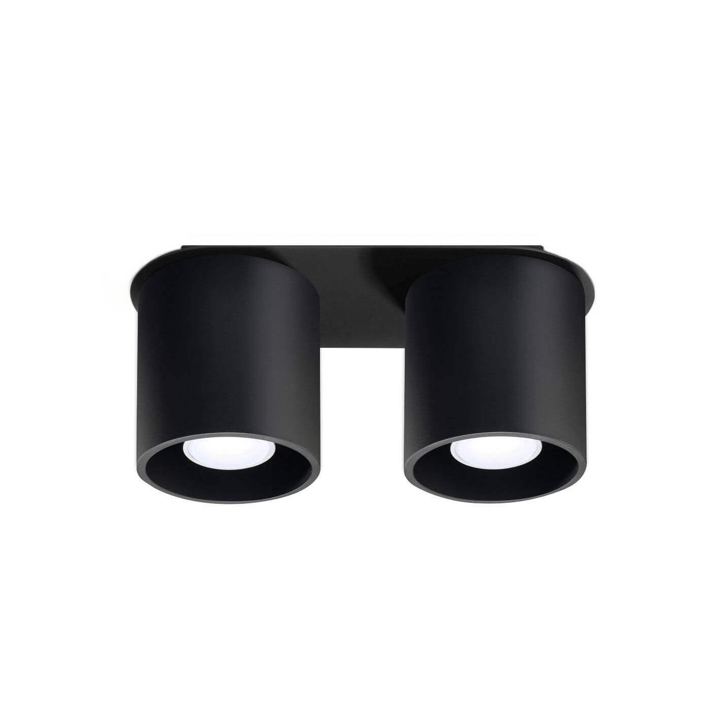 Plafon Orbis 2 Czarny SL.0054 Sollux