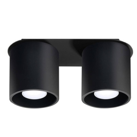 Plafon Orbis 2 Czarny SL.0054 Sollux