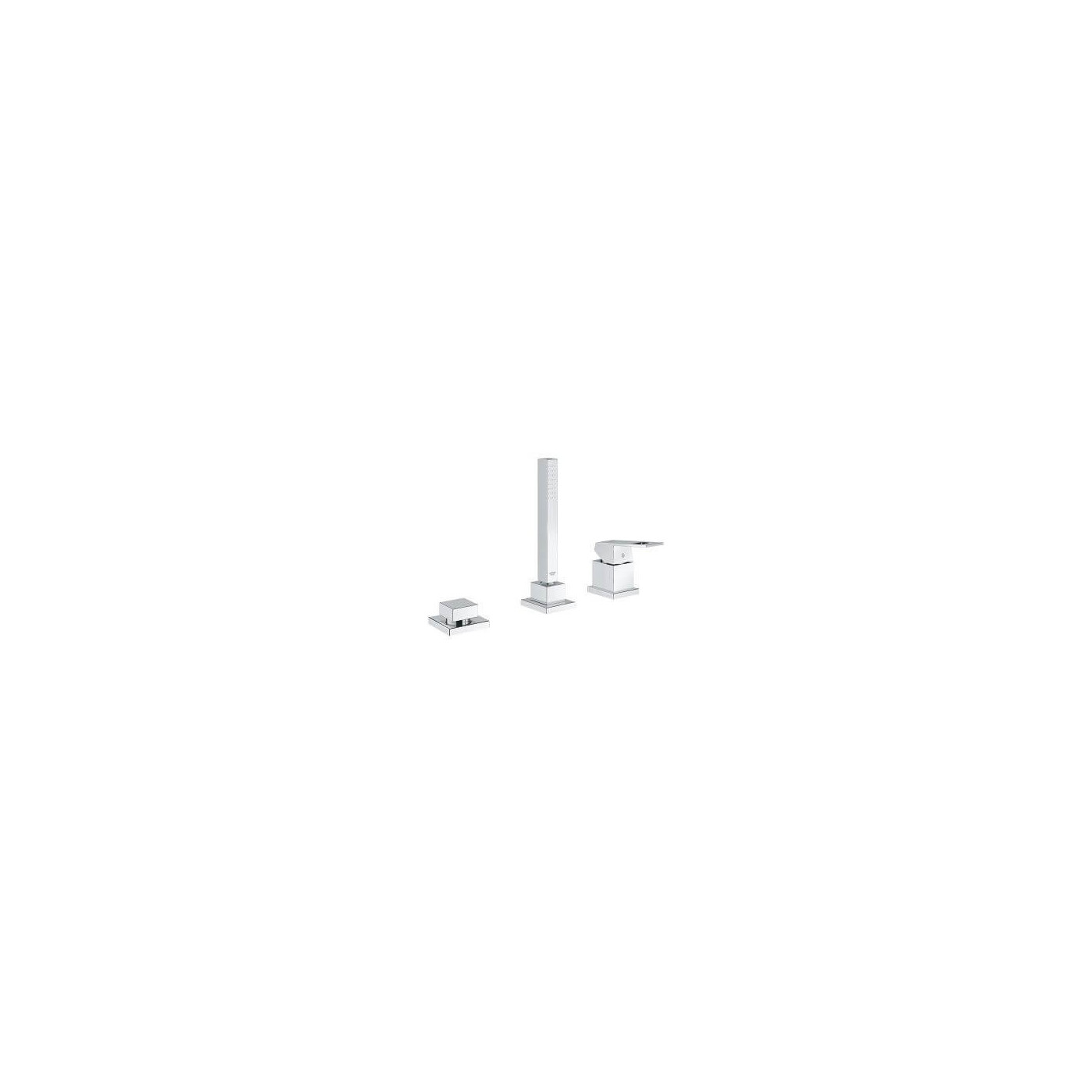 Trójotworowa Bateria Wannowa Eurocube 19966000 Grohe
