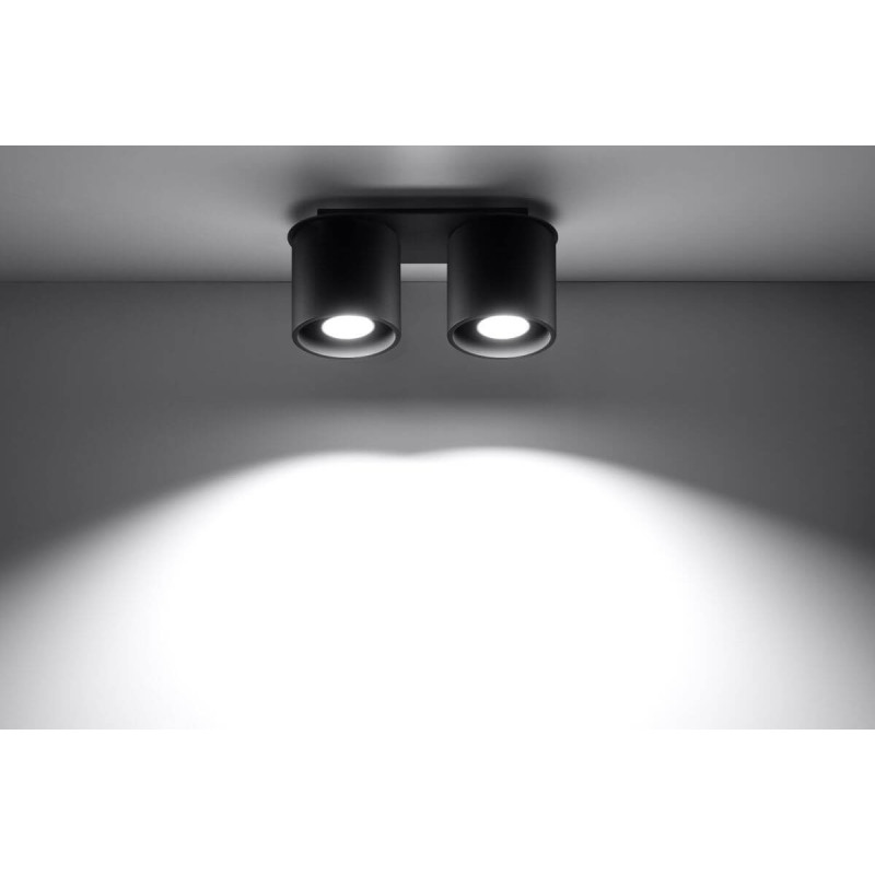 Plafon Orbis 2 Czarny SL.0054 Sollux
