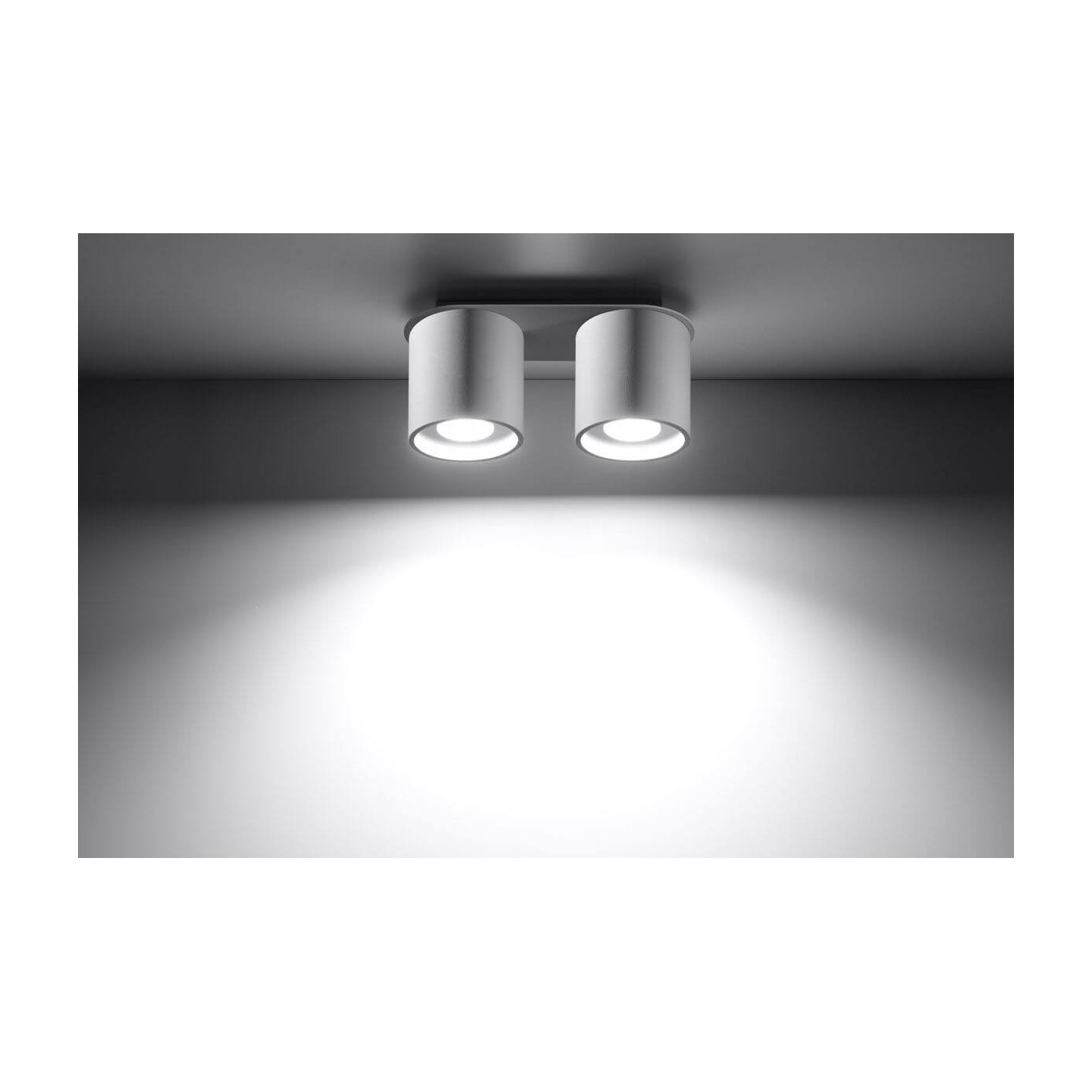 Plafon Orbis 2 Biały SL.0056 Sollux