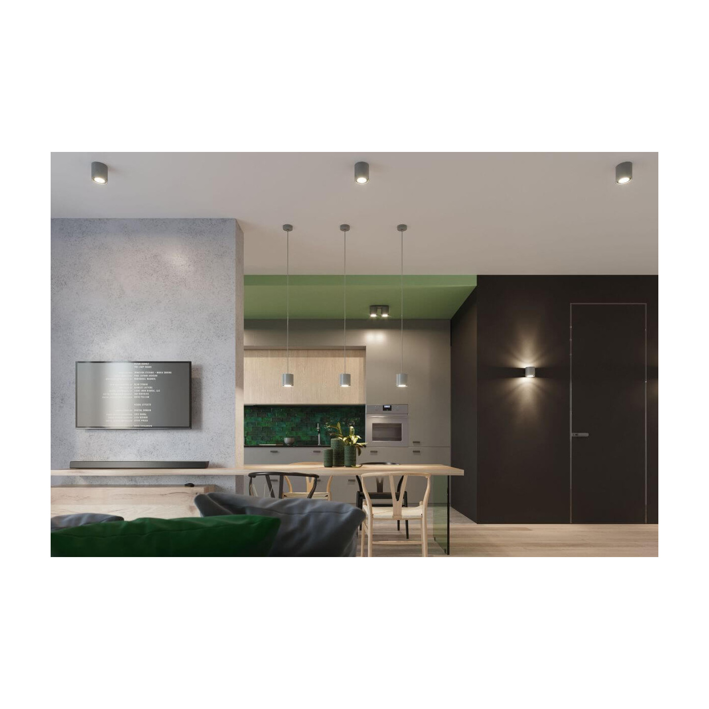 Kinkiet Orbis 1 Szary SL.0049 Sollux