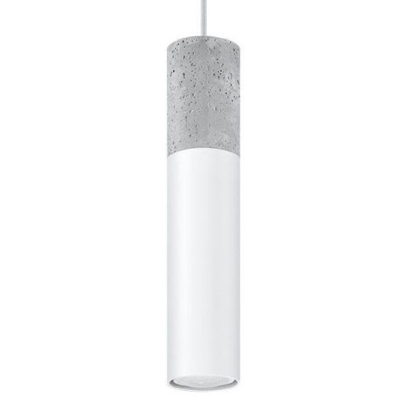 Lampa Wisząca Borgio 1 Biały SL.0647 Sollux