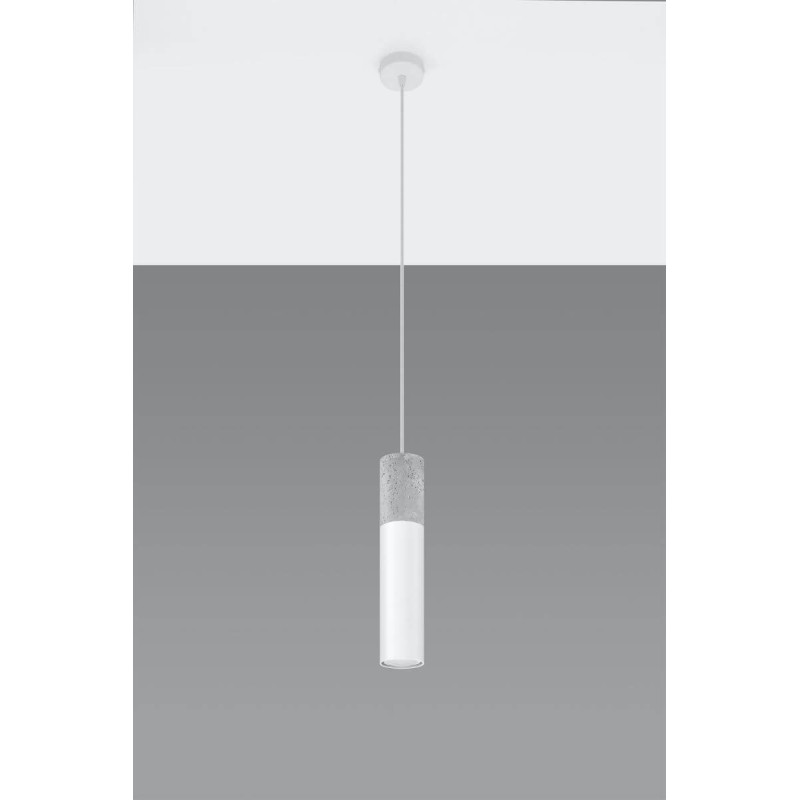 Lampa Wisząca Borgio 1 Biały SL.0647 Sollux