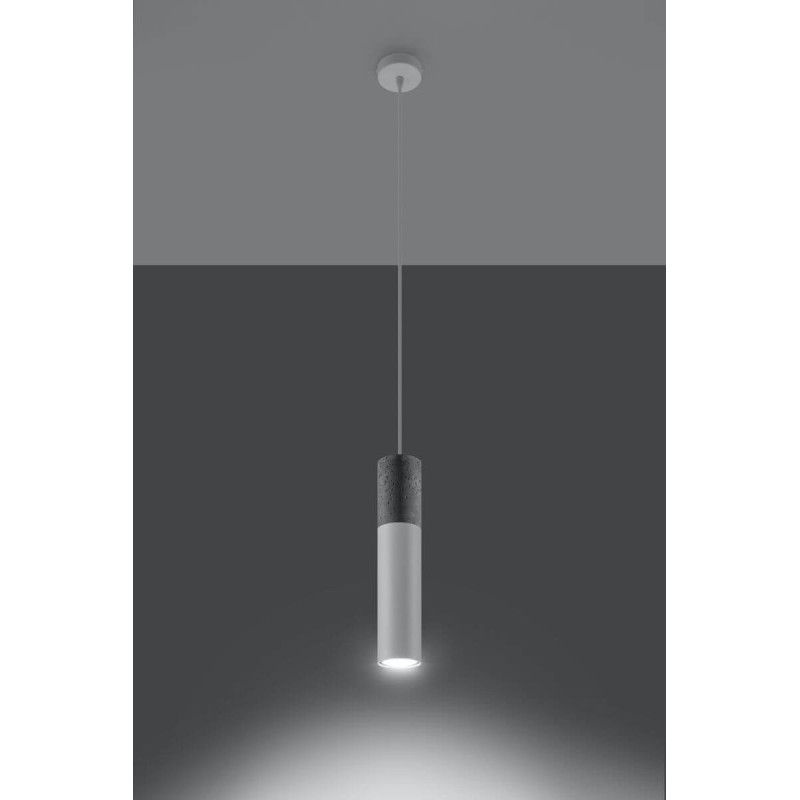 Lampa Wisząca Borgio 1 Biały SL.0647 Sollux