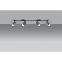 Plafon Ring 4L Szary SL.0453 Sollux