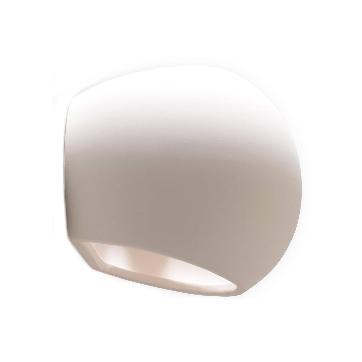 Kinkiet Ceramiczny Globe Biały SL.0032 Sollux