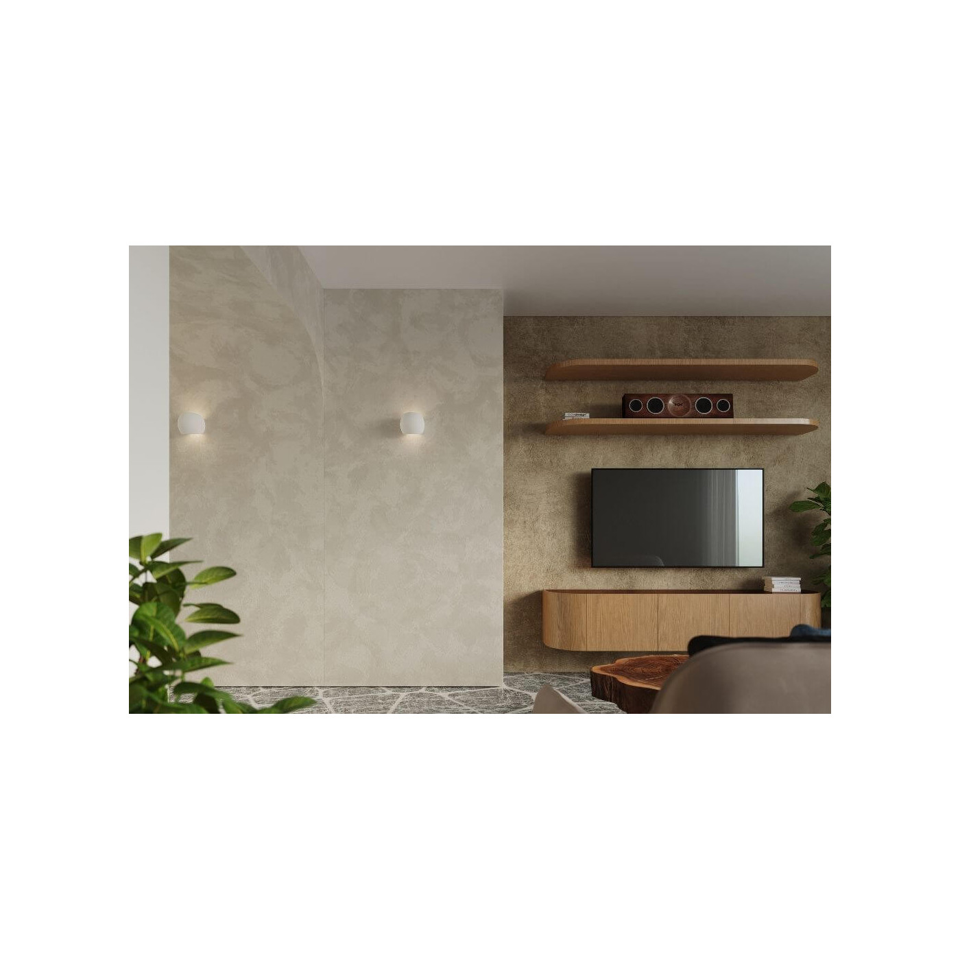 Kinkiet Ceramiczny Globe Biały SL.0032 Sollux