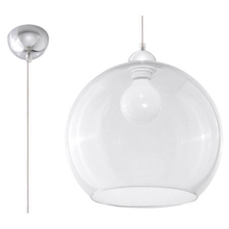 Lampa Wisząca Ball Transparentny SL.0248 Sollux