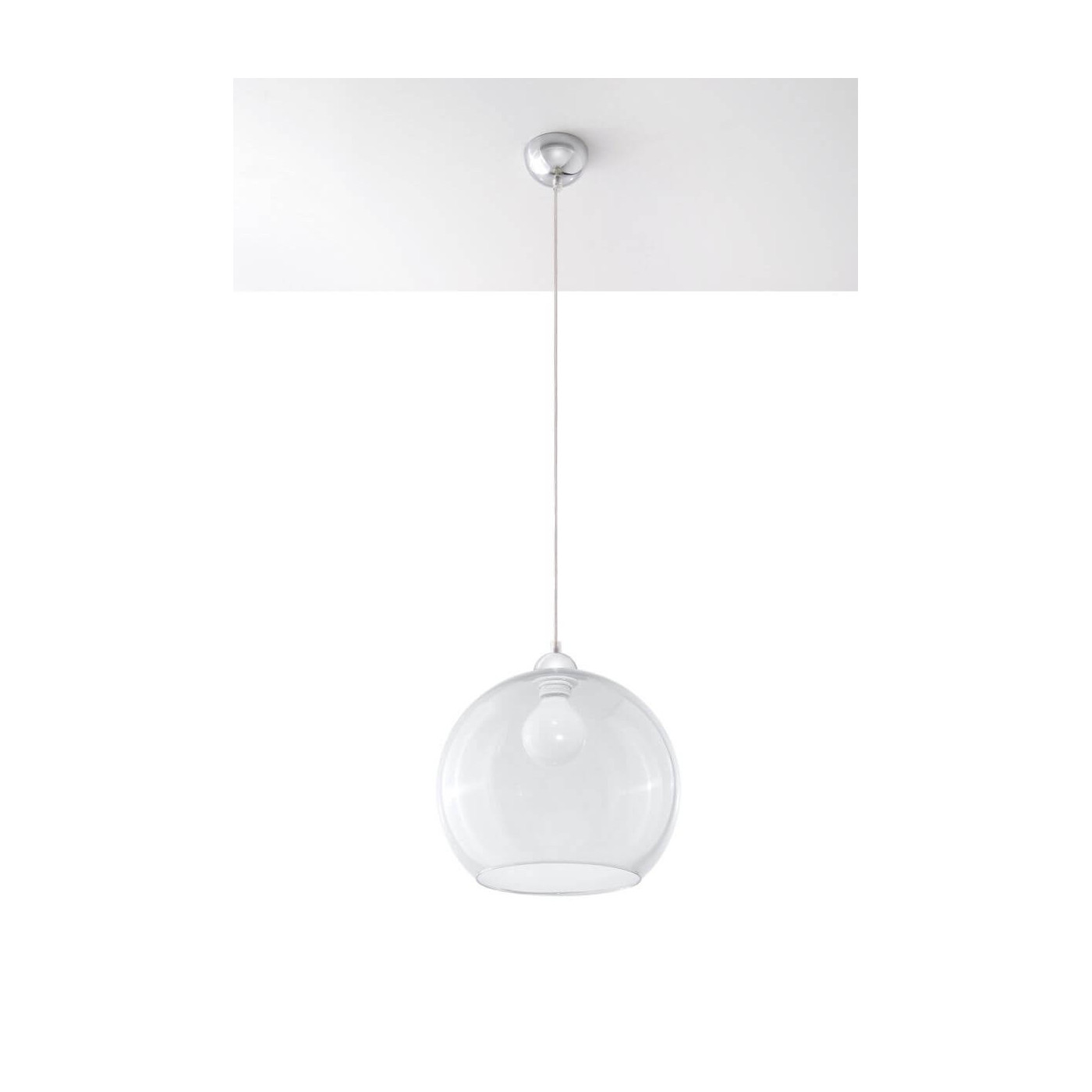 Lampa Wisząca Ball Transparentny SL.0248 Sollux