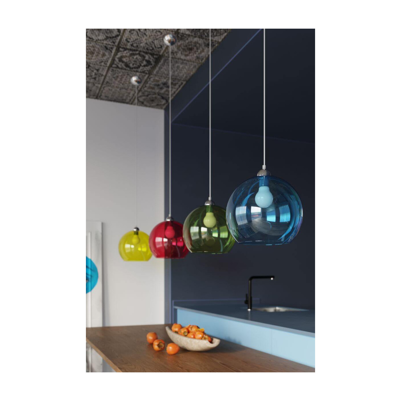 Lampa Wisząca Ball Transparentny SL.0248 Sollux